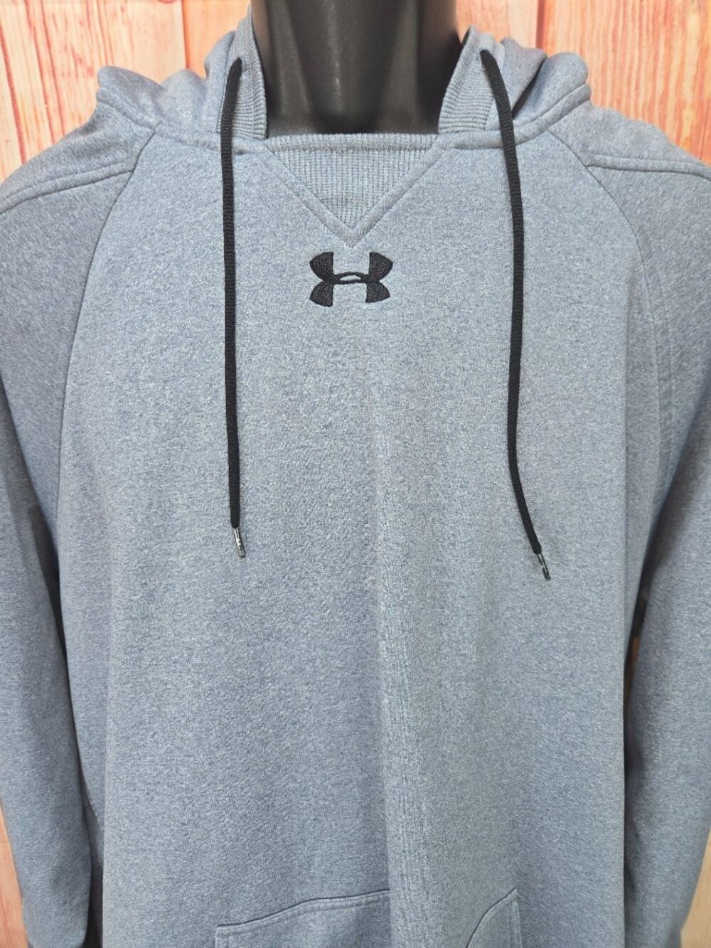 Under Armour Mens Grey Performance Hoodie 3XL With Black Accents - Picture 4 of 7